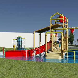 struttura ludica per parco acquatico