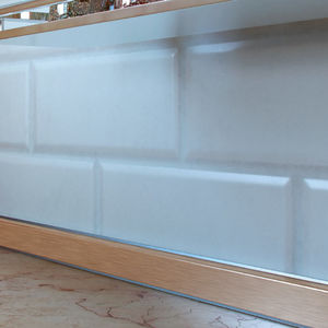 profilo di finitura in PVC