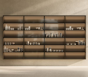 credenza con alzata contemporanea