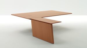 scrivania multimedia / per open space / in laminato / moderna