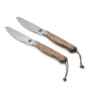 coltello da bistecca con manico in legno