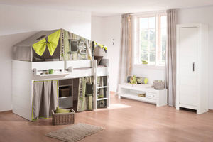 letto a soppalco / con letto estraibile / capanna / singolo