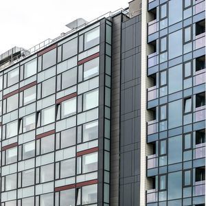 facciata ventilata in alluminio