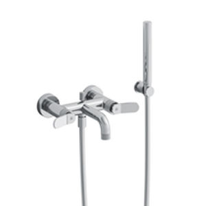 miscelatore doppio comando per lavabo