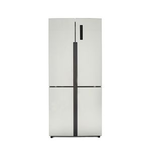 frigorifero combinato con congelatore basso / per uso residenziale / a 2 porte / grigio