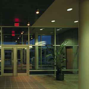 downlight sporgente / per esterni / LED / tondo