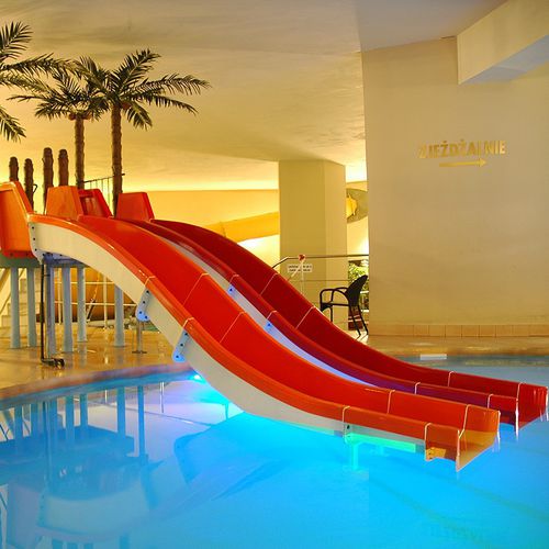Scivolo dritto - CHILDREN U530  - POL -GLASS - per parco acquatico / per piscina