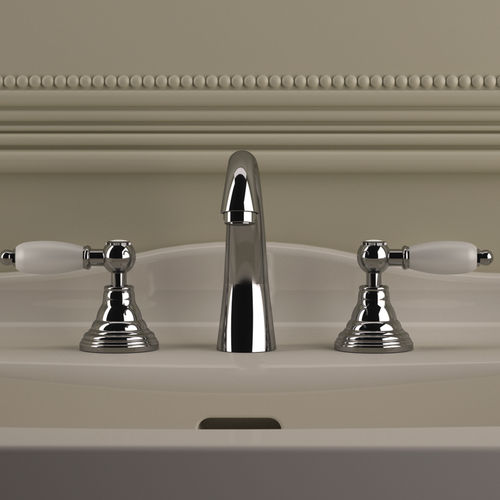 Miscelatore doppio comando per lavabo - RT5003L  - DANIEL RUBINETTERIE - da appoggio / in ottone cromato / da bagno