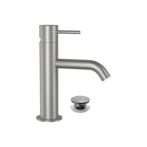 Miscelatore per lavabo - SSTX605CC - DANIEL RUBINETTERIE - da appoggio / in acciaio inossidabile / da bagno