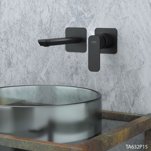 Miscelatore per lavabo - TA632P - DANIEL RUBINETTERIE - da parete / da incasso / in ottone cromato