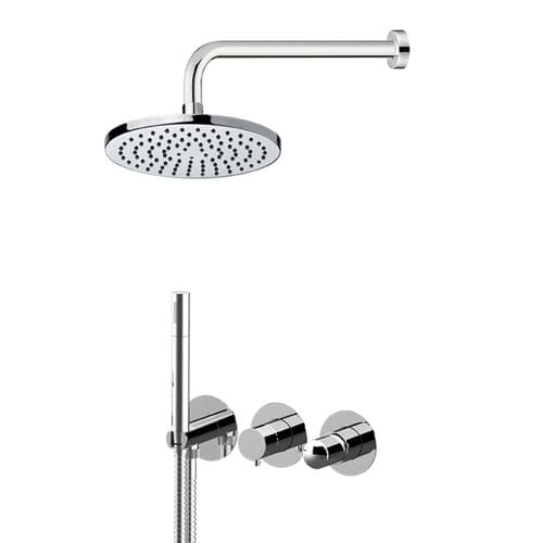 Set doccia da parete - TG715ZOD2PL - DANIEL RUBINETTERIE - da incasso / contemporaneo / per hotel