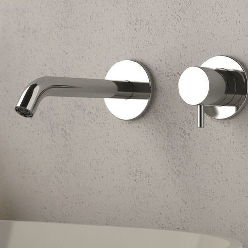 Miscelatore per lavabo - TK632P - DANIEL RUBINETTERIE - a muro / in metallo cromato / da bagno