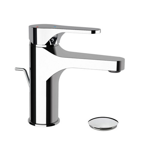 Miscelatore per lavabo - OME605LT8  - DANIEL RUBINETTERIE - da appoggio / in metallo cromato / in ottone
