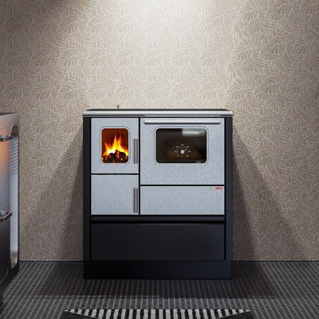 Cuocitore a legna - INOX 75 - Alfa-Plam  a.d. - per uso residenziale