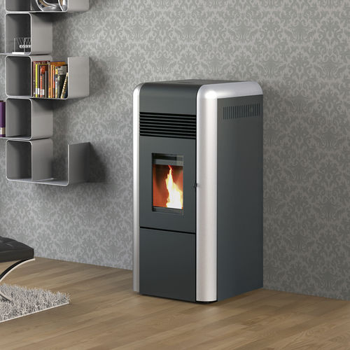 Termostufa a pellet - DINO - Alfa-Plam  a.d. - 10 kW...20 kW / contemporanea / in ghisa