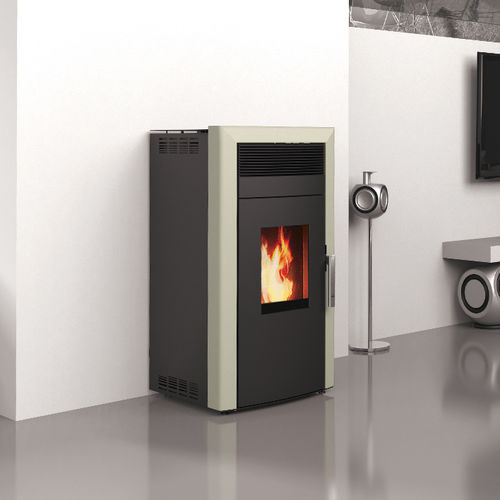 Termostufa a pellet - COMMO 15 - Alfa-Plam  a.d. - 10 kW...20 kW / contemporanea / in lamiera