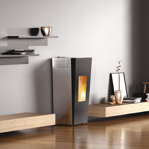 Stufa a pellet - FORMA EASY  - Alfa-Plam  a.d. - 7.5 kW / contemporanea / in lamiera