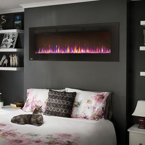 Camino elettrico - NEFL60FH - Napoleon Fireplaces - da parete / Faccia singola / con focolare chiuso
