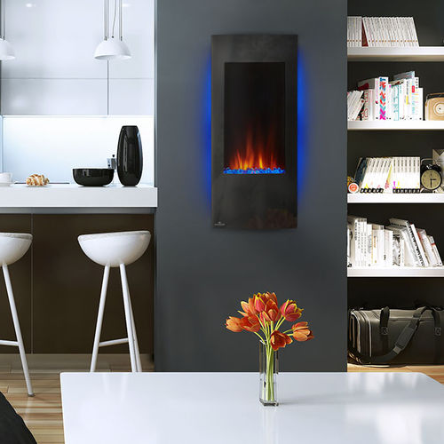Camino elettrico - NEFV38H - Napoleon Fireplaces - da parete / Faccia singola / con focolare chiuso
