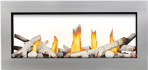 Camino a gas - VECTOR™ - Napoleon Fireplaces - da parete / Faccia singola / con focolare chiuso