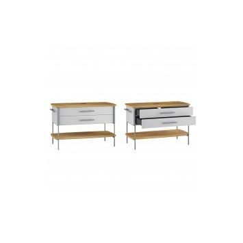 Mobile lavabo da appoggio - OV-SU2S113-P35D01 - DEVO - in legno / contemporaneo / senza ante