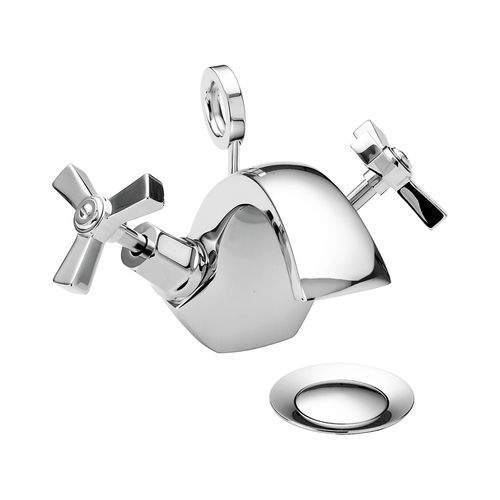 Miscelatore doppio comando per lavabo - TGRDC04 - HERITAGE BATHROOMS - da appoggio / in metallo cromato / da bagno