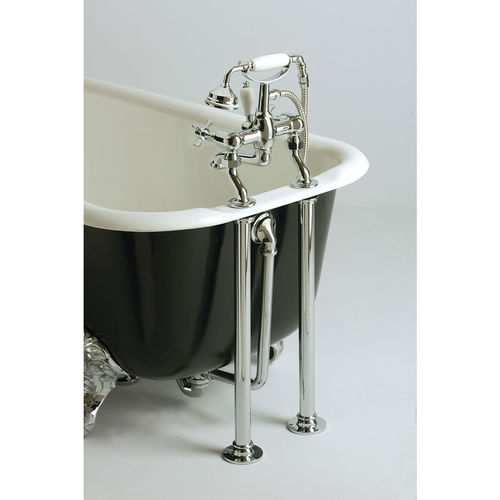 Miscelatore doppio comando per vasca - THC30 - HERITAGE BATHROOMS - da parete / in metallo cromato / da bagno