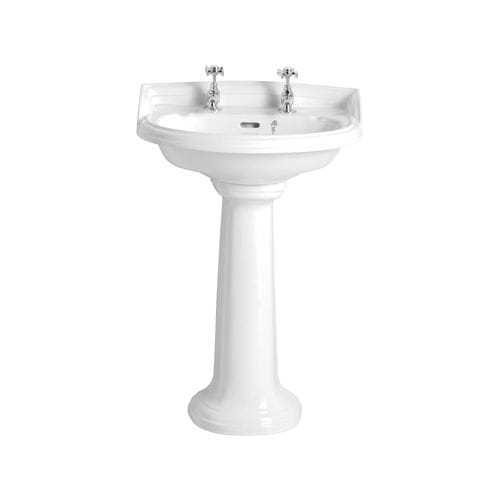 Lavabo autoportante - PDW06/061/063 & PDW09/10 - HERITAGE BATHROOMS - in ceramica / ovale / classico