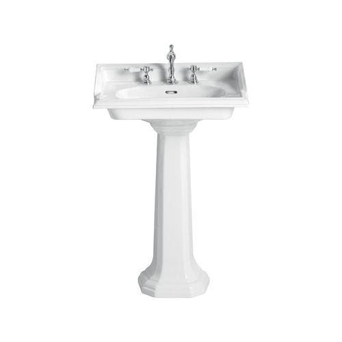 Lavabo autoportante - PVEW05/053 & PVEW09 - HERITAGE BATHROOMS - in ceramica / quadrato / classico