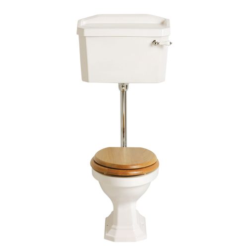 WC da appoggio - PGRW0L & PGRW01LF - HERITAGE BATHROOMS - in ceramica / con sciacquone in alto / tradizionale