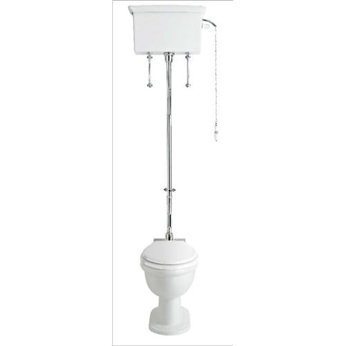WC da appoggio - PVEWC00 & PVEW02F - HERITAGE BATHROOMS - in ceramica / con sciacquone in alto / tradizionale