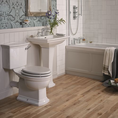 Lavabo autoportante - PHPW06/061/063 & PHPW09 - HERITAGE BATHROOMS - in ceramica / quadrato / classico