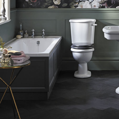 WC da appoggio - PVEWC01F & PVEWC00 - HERITAGE BATHROOMS - in ceramica / con maniglia a leva / tradizionale