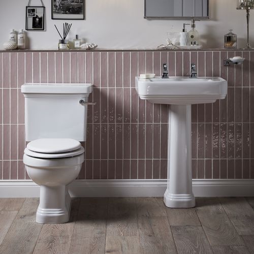 Lavabo autoportante - PWYW05 - HERITAGE BATHROOMS - in ceramica / rettangolare / contemporaneo