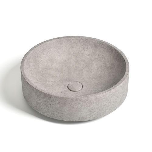 Lavabo autoportante - 290304-D1 IDEA.DECO-D1 - IDEAVIT B.V - in calcestruzzo / rotondo / senza foro