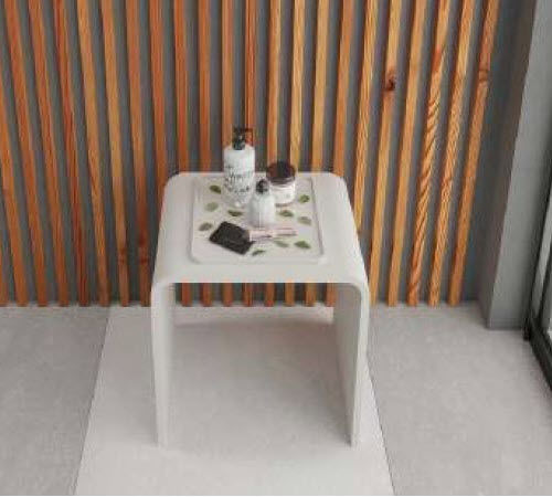 Sgabello contemporaneo - 284232 SOLIDTONDO - IDEAVIT B.V - in composito / in Solid Surface / doppio