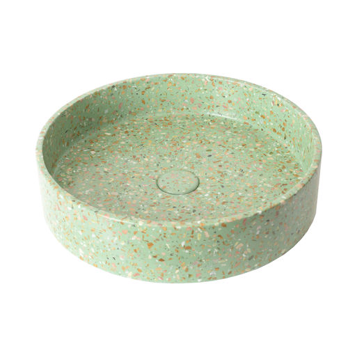 Lavabo autoportante - 290338-E12  IDEA.SMART-E12 - IDEAVIT B.V - in terrazzo / rotondo / senza foro