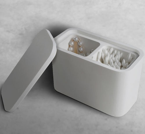 Contenitori portaoggetti in Solid Surface - 290343 Solidcase - IDEAVIT B.V - per stanza da bagno