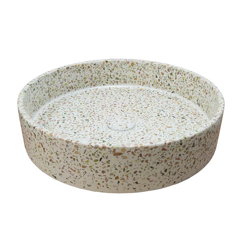Lavabo autoportante - 290338-E13 IDEA.SMART-E13 - IDEAVIT B.V - in terrazzo / rotondo / senza foro