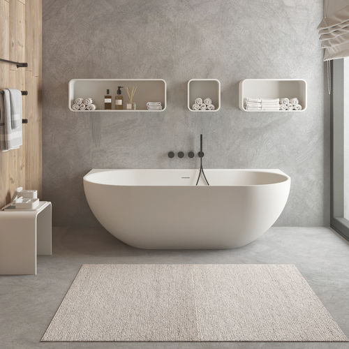 Vasca da bagno ovale - Solidnova - IDEAVIT B.V - filomuro / per ambiente abitativo / ad uso professionale
