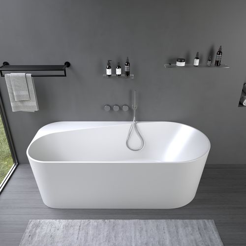 Vasca da bagno ovale - 290358 VIVA-ACRYL - IDEAVIT B.V - filomuro / per ambiente abitativo / ad uso professionale