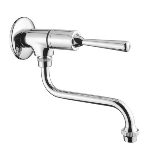 Miscelatore per lavabo - CLASSIC: 08016A - IDRAL SPA - da parete / temporizzato / in metallo