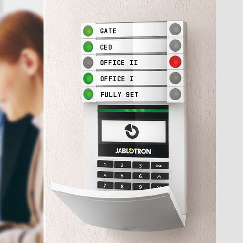 Allarme antintrusione - COMPANY - Jablotron Alarms a.s. - senza fili / con trasmettitore telefonico / per finestra