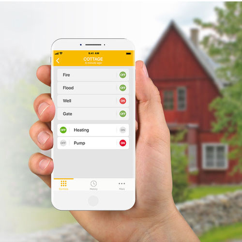 Software di gestione di controllo accessi e sicurezza - GSM  - Jablotron Alarms a.s. - per sistema domotico / per smartphone