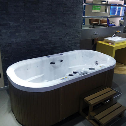Spa fuoriterra - GEMINI - Jaquar - ovale / 2 posti / da interno