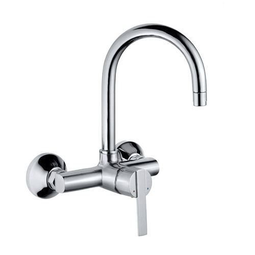 Miscelatore da parete - FONTE: FON-CHR-40165 - Jaquar - in metallo cromato / da cucina / 1 foro