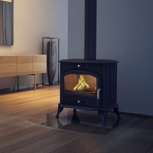Termostufa a legna - KOZA/K6/130 - KRATKI - 8 kW / con piedi / tradizionale