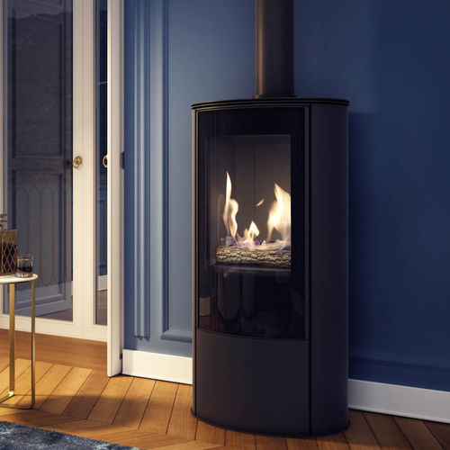 Stufa a gas - KOZA/AB/S/G/G31/30MBAR  - KRATKI - 0 - 5 kW / contemporanea / in acciaio