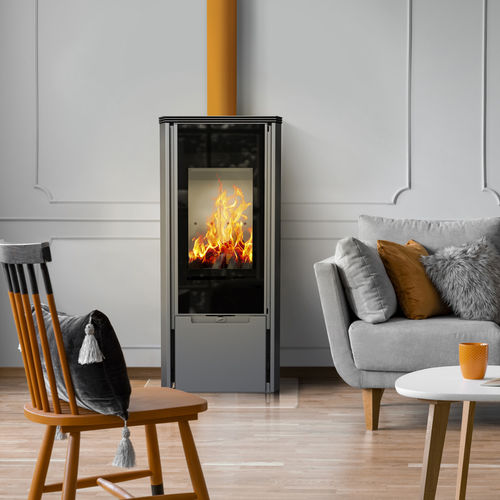 Stufa a legna - KOZA/ENYO - KRATKI - 0 - 5 kW / 5 kW...10 kW / da appoggio