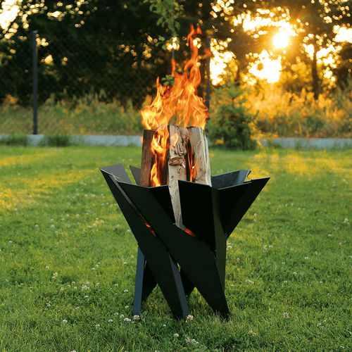 Braciere da giardino a legna - FIRE/BASKET - KRATKI - in acciaio / altre forme / nero
